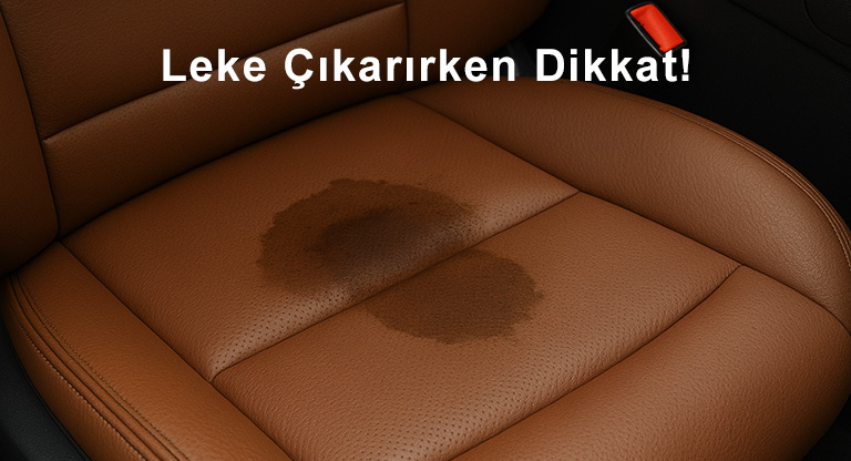 Araç Koltuklarında Noktasal Leke Çıkarmak